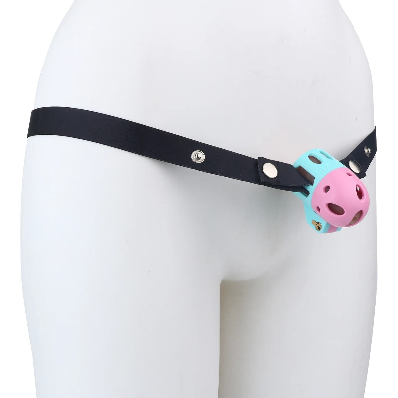 ABS Male Chastity Cage – Lightweight Breathable Hollow Design, Ergonomic Fit (Mixed Colors)