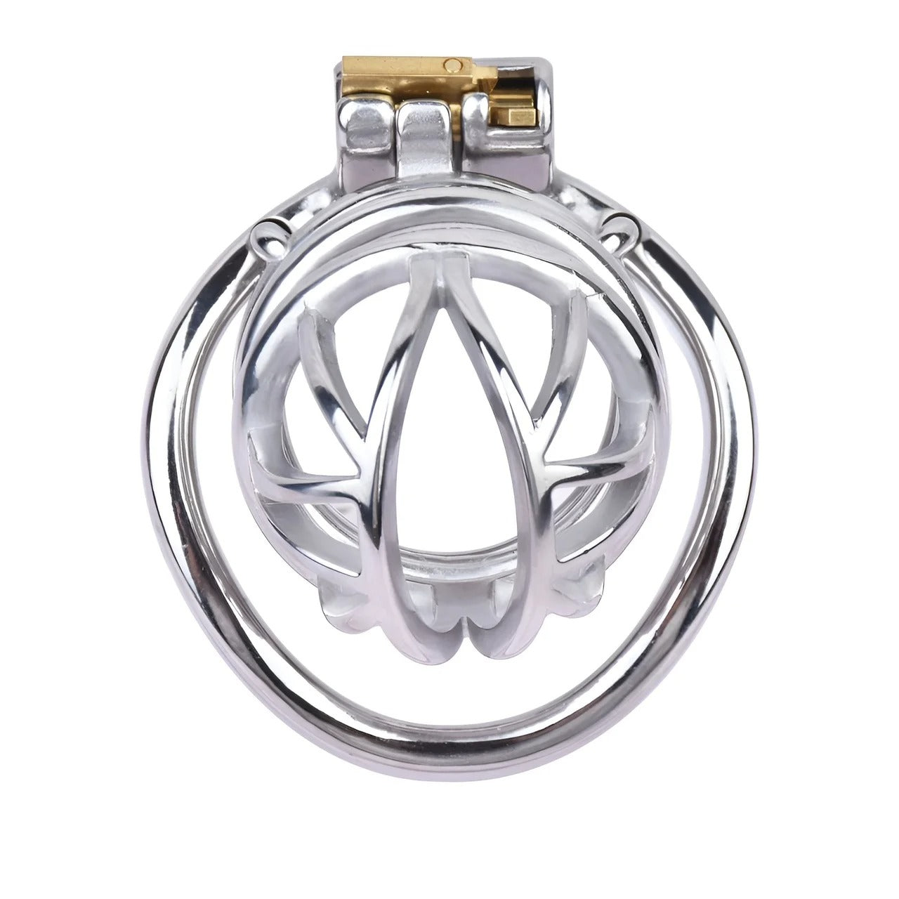 304 Stainless Steel Male Chastity Cage with Urethral Lock – Secure Metal Device for Men