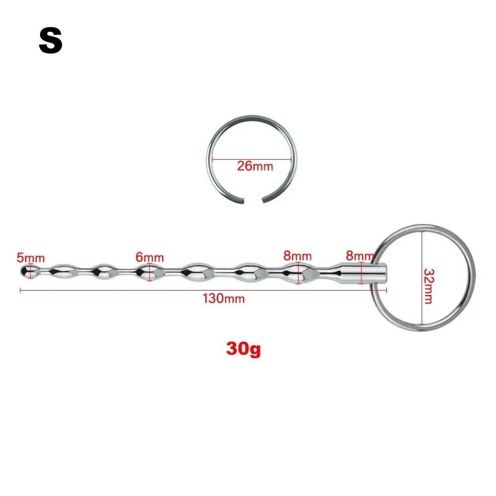 Men’s Stainless Steel Urethral Sounding Rod | 3 Size Options