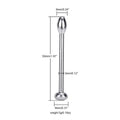 Men’s Urethral Sounding Rod – Smooth Stainless Steel BDSM Accessory