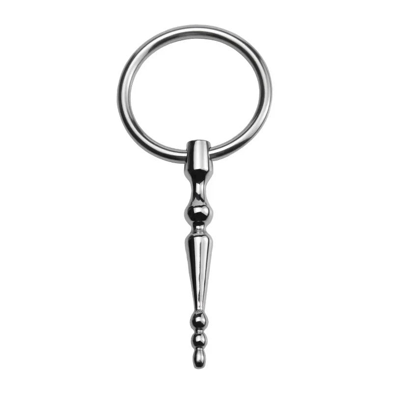 Stainless Steel Urethral Sound – Beaded Plug for Men 6mm-10mm