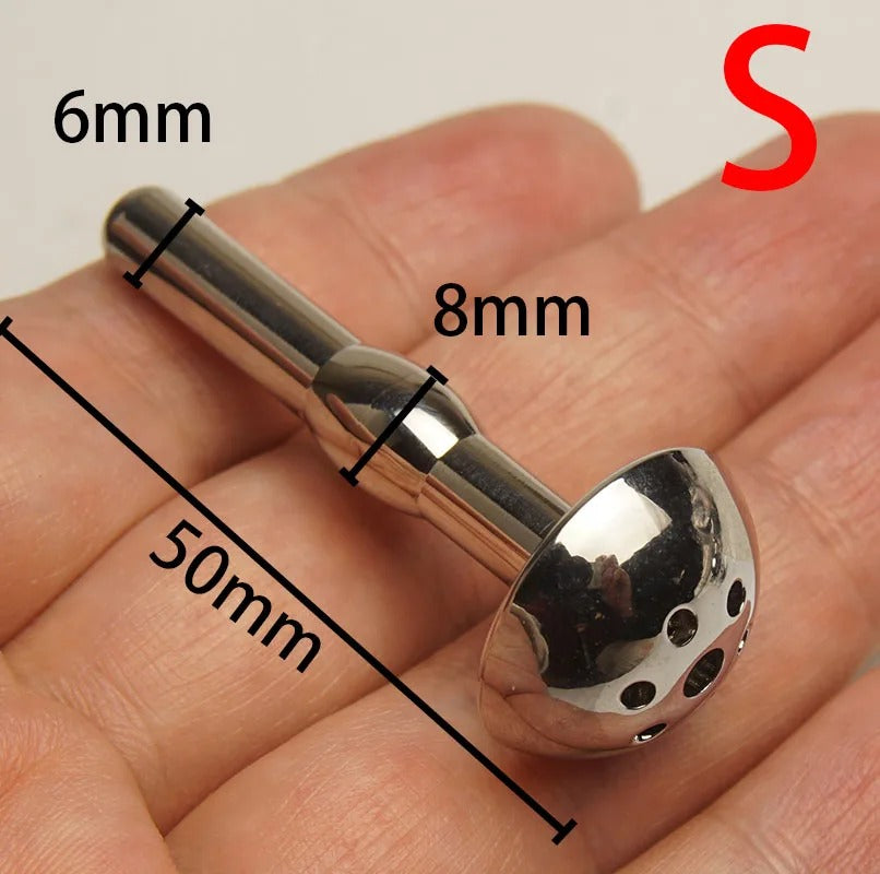 Stainless Steel Urethral Penis Plug – Shower Head Sounding Dilator Catheter