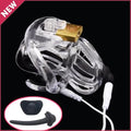 Electric Male Chastity Cage – Corona Design with 4 Adjustable Rings