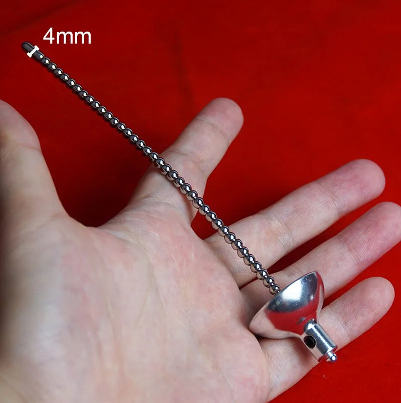Long Stainless Steel Urethral Sounding Dilator – Precision Penis Plug & Urethral Catheter