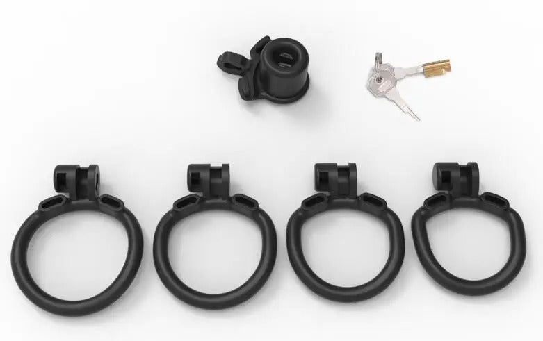 Nylon Male Chastity Device – Micro Locking Cage with Tube Design