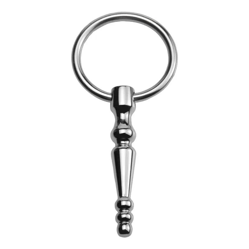 Stainless Steel Urethral Sound – Beaded Plug for Men 6mm-10mm