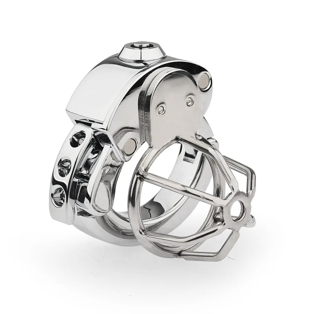 New Lock Chastity Cage for Men – Metal Device with Adjustable Ring (14 Designs)