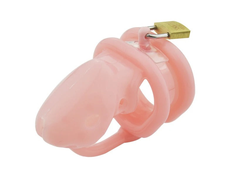 Mini Silicone Male Chastity Cage with Spikes – Birdlocked Design Available in 4 Colors