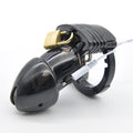 Plastic Electro Shock Male Chastity Device with Adjustable Cuff Ring
