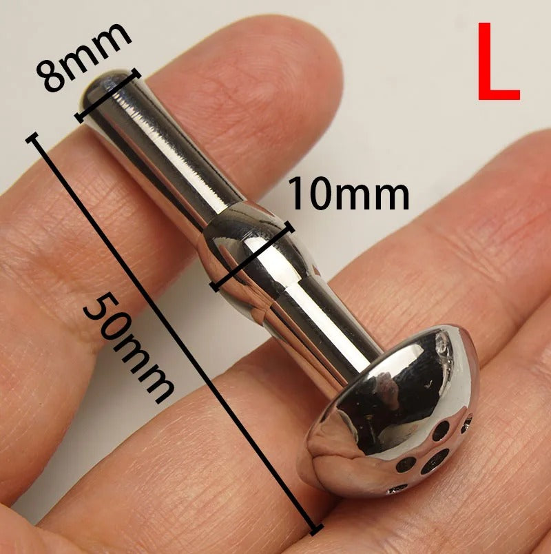 Stainless Steel Urethral Penis Plug – Shower Head Sounding Dilator Catheter
