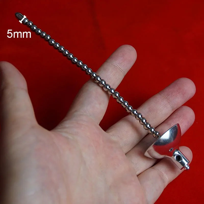 Long Stainless Steel Urethral Sounding Dilator – Precision Penis Plug & Urethral Catheter
