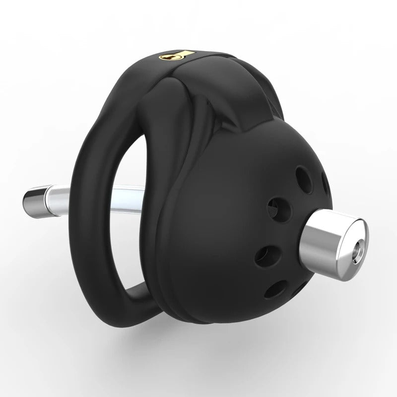 3D Printed Mini Male Chastity Device – Stealth Lock System with Urethral Catheter