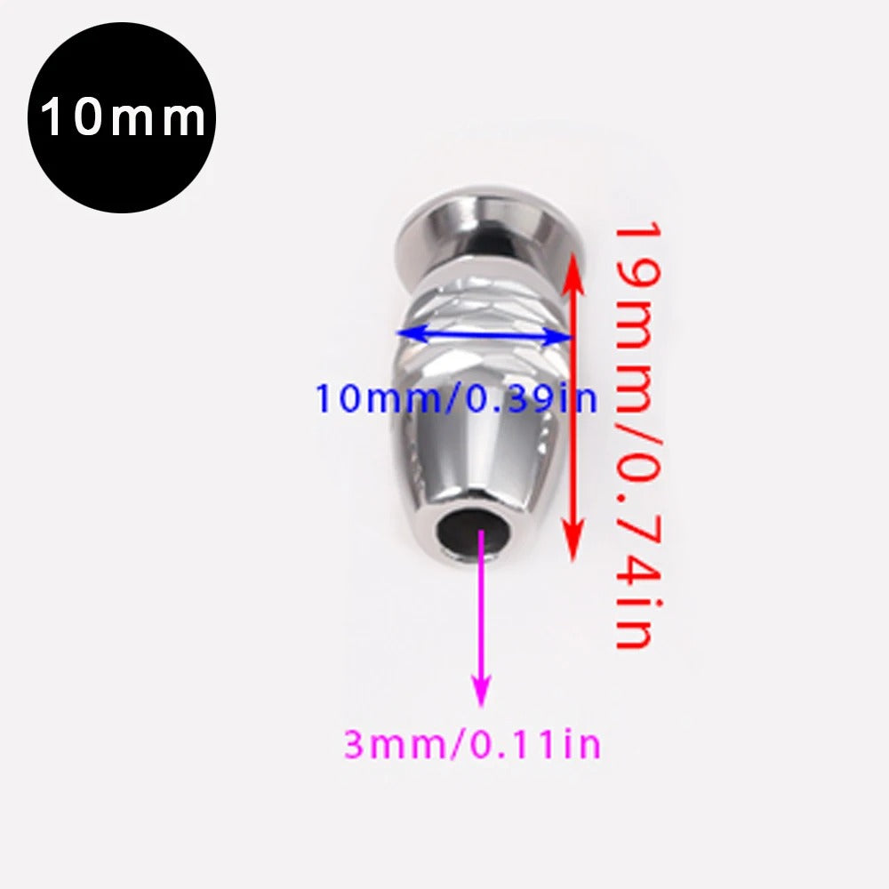 Stainless Steel Urethral Dilator Sound for Men – Horse Eye Stick Plug 8mm-18mm