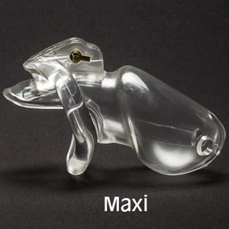 HT-V3 maxi size resin chastity cage with secure fit and comfort