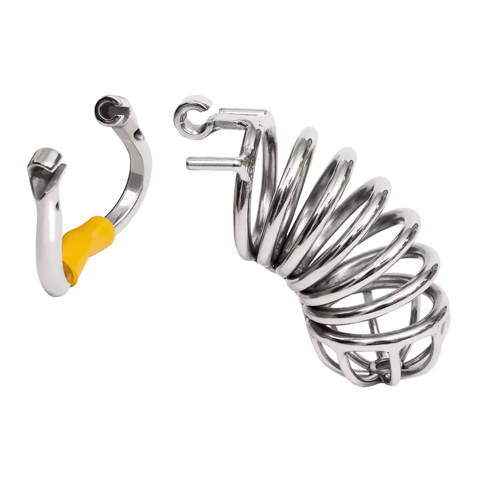 Men’s stainless steel lock band with smooth edges