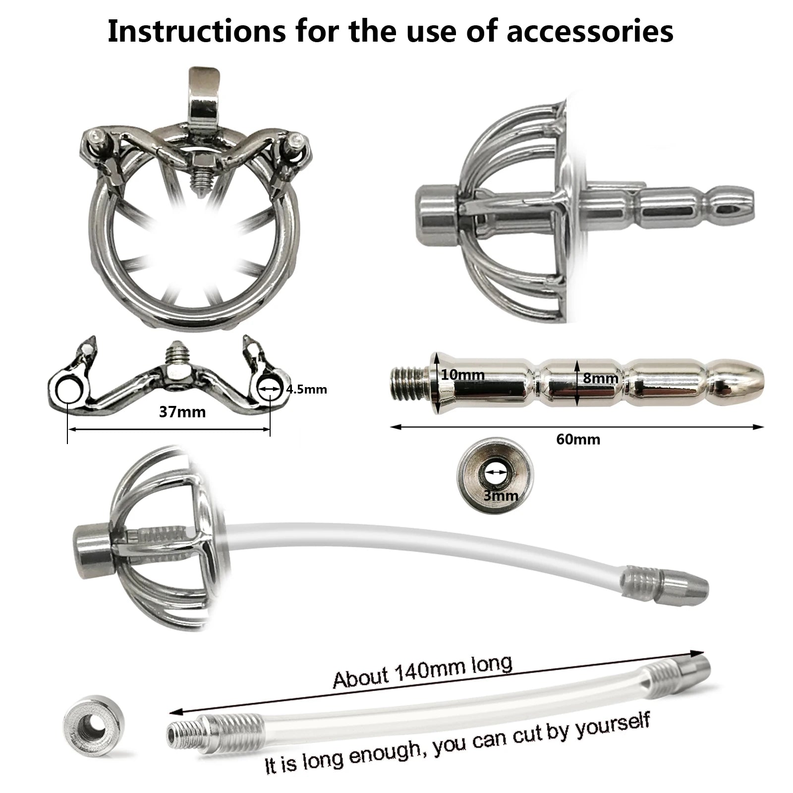 Modern polished stainless steel lock band designed for comfort