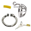 Modern stainless steel locking ring with secure closure system