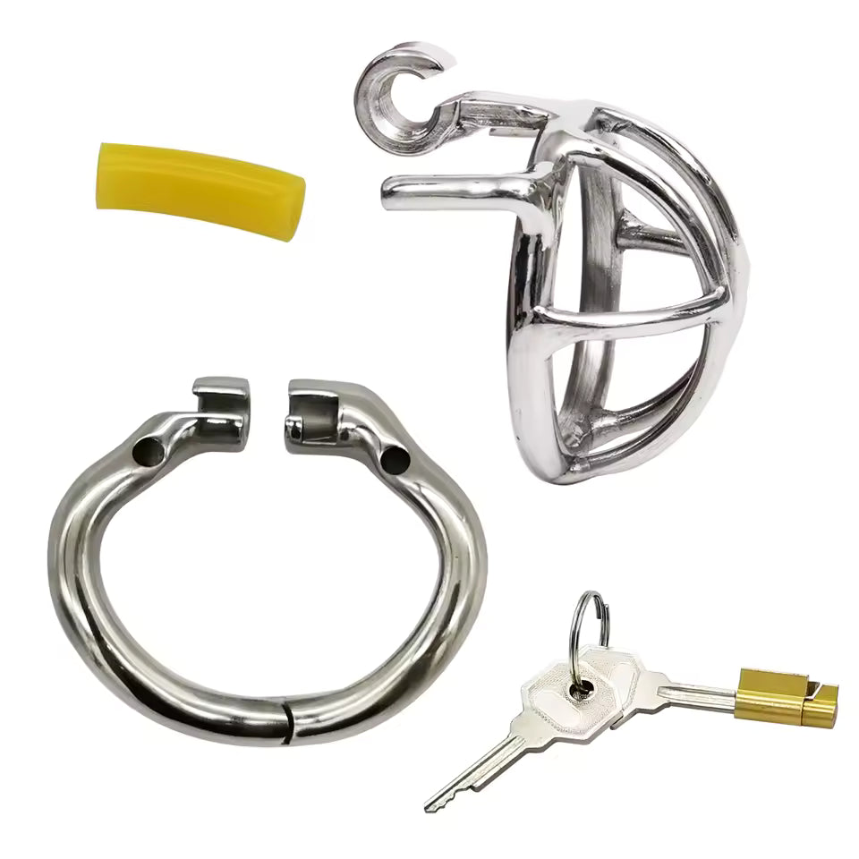 Modern stainless steel locking ring with secure closure system