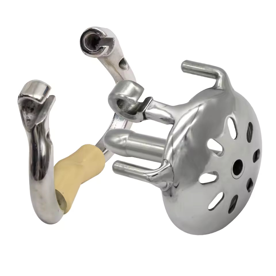 Polished steel lock ring designed for comfort and strength