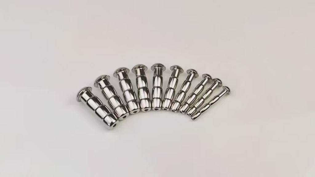 Stainless Steel Urethral Sound for Men | Hollow Rod | Plug Size 8mm–20mm