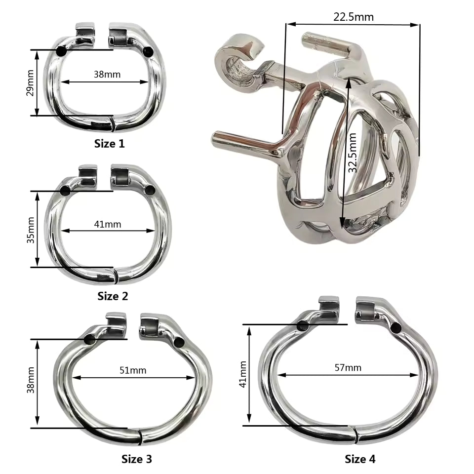 Reliable stainless steel locking ring with secure design