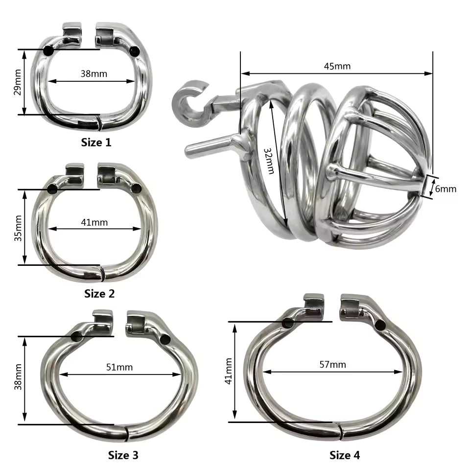 Rust resistant stainless steel compact ring designed for men