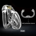 Male chastity device with upgraded secure locking system