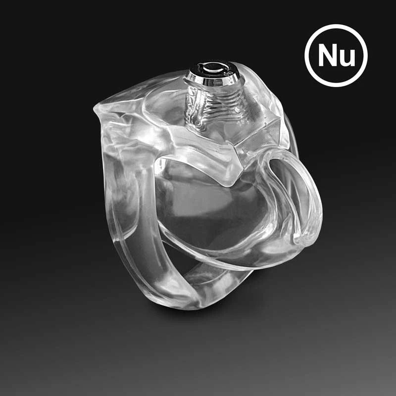 Small nub chastity cage with secure locking system