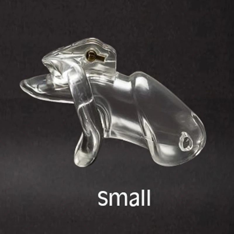 HT-V3 small size resin chastity cage with adjustable rings