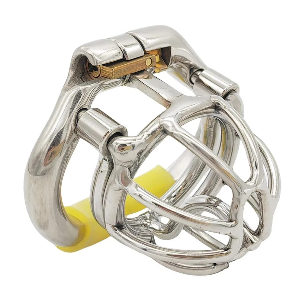 Stainless steel chastity device suitable for daily wear