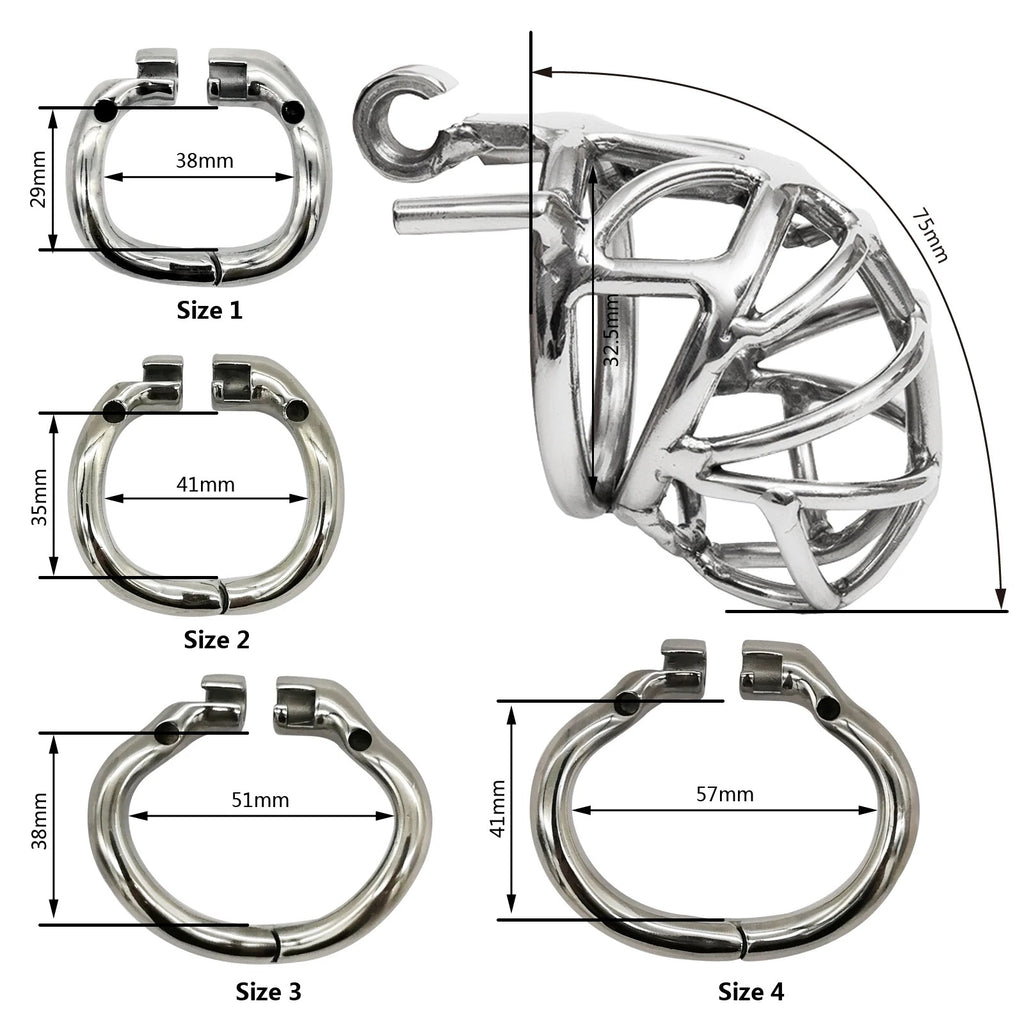 Ergonomic stainless steel device for long-term wear