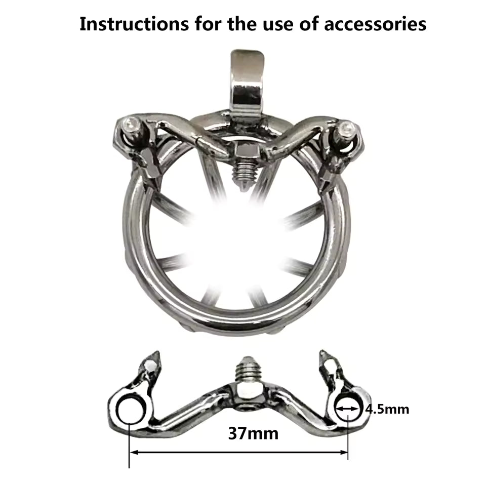 Stainless steel male bondage device