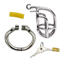 Stainless steel male cock ring cage