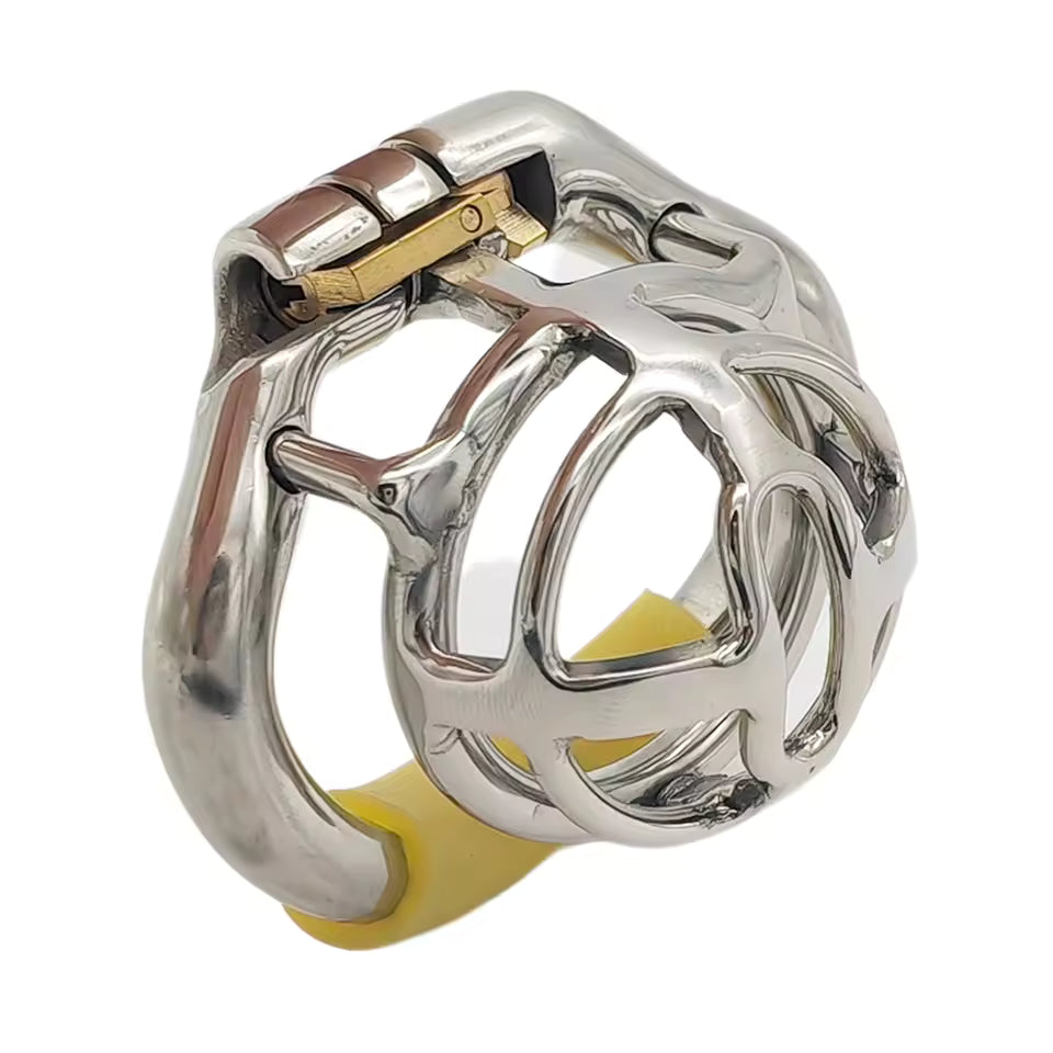 Stainless steel polished lock band with smooth surface