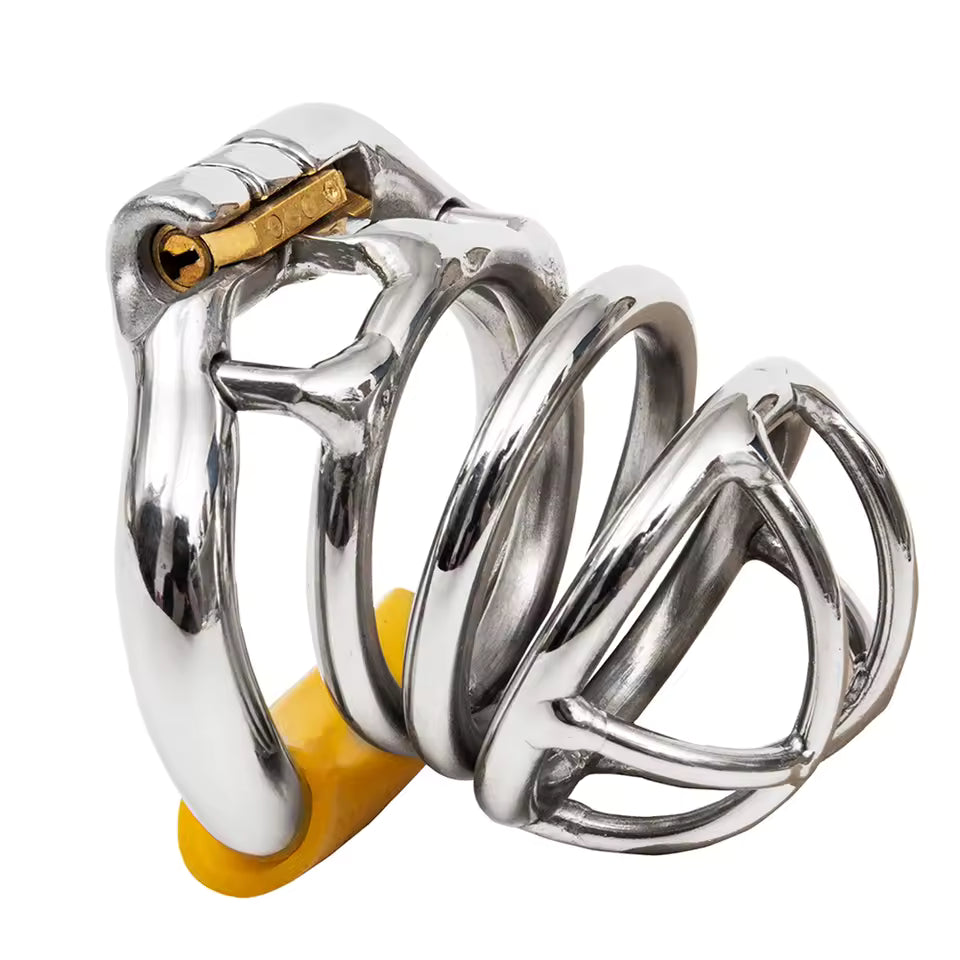 Stainless steel secure fit lock band with polished surface