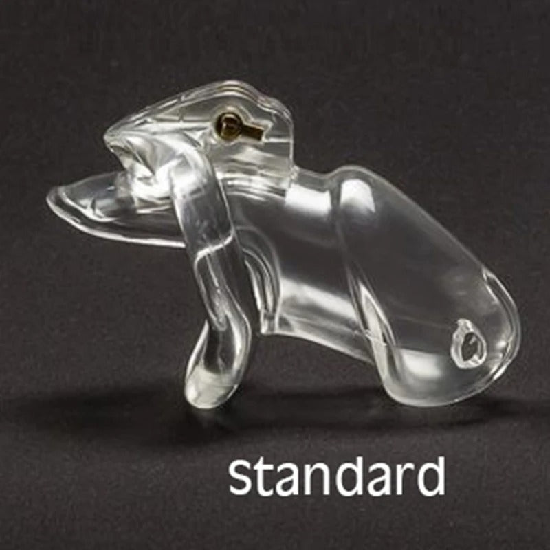 HT-V3 standard size male chastity device with air vent design
