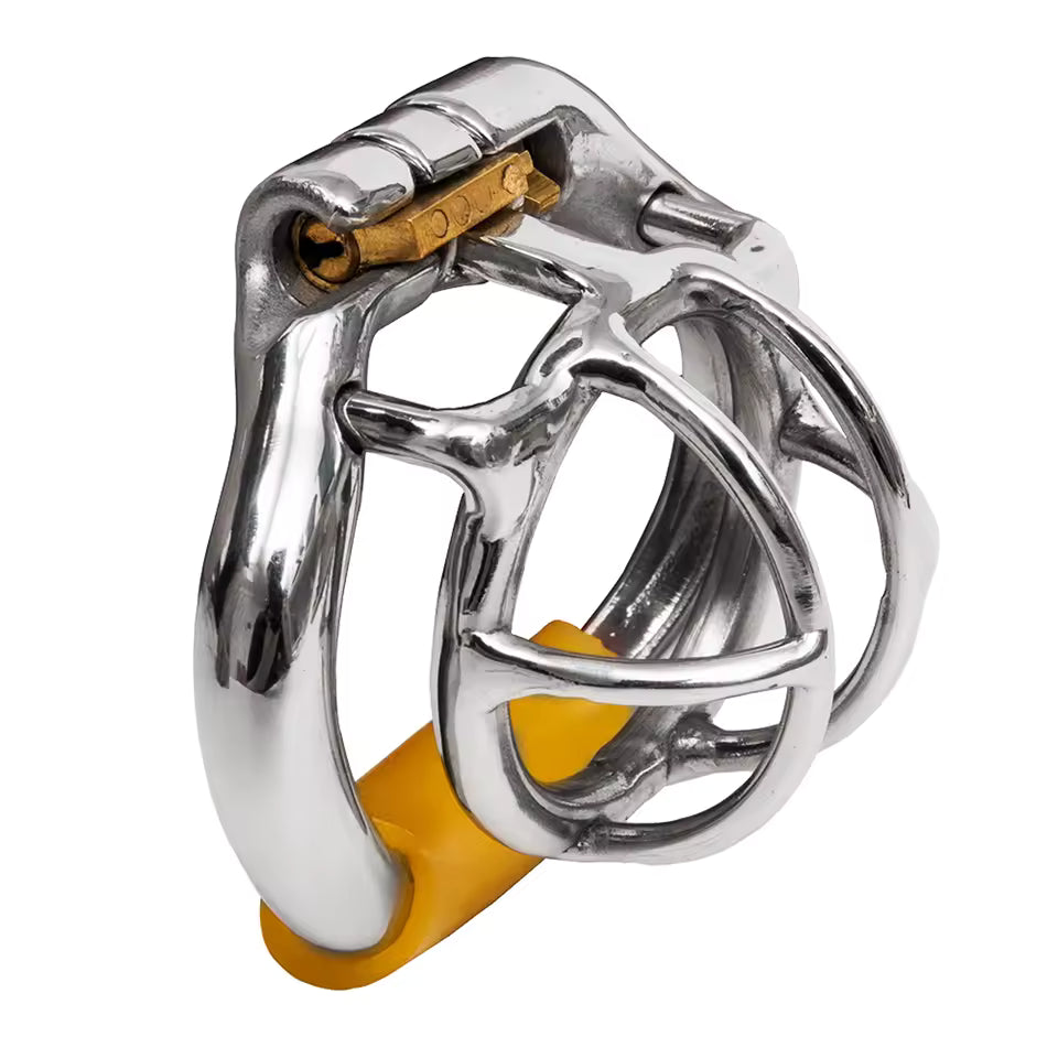 Strong steel lock ring with polished finish for durability