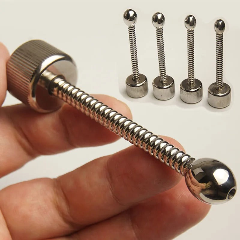 Stainless Steel Urethral Sound Plug Hollow Core – Metal Dilator for Men