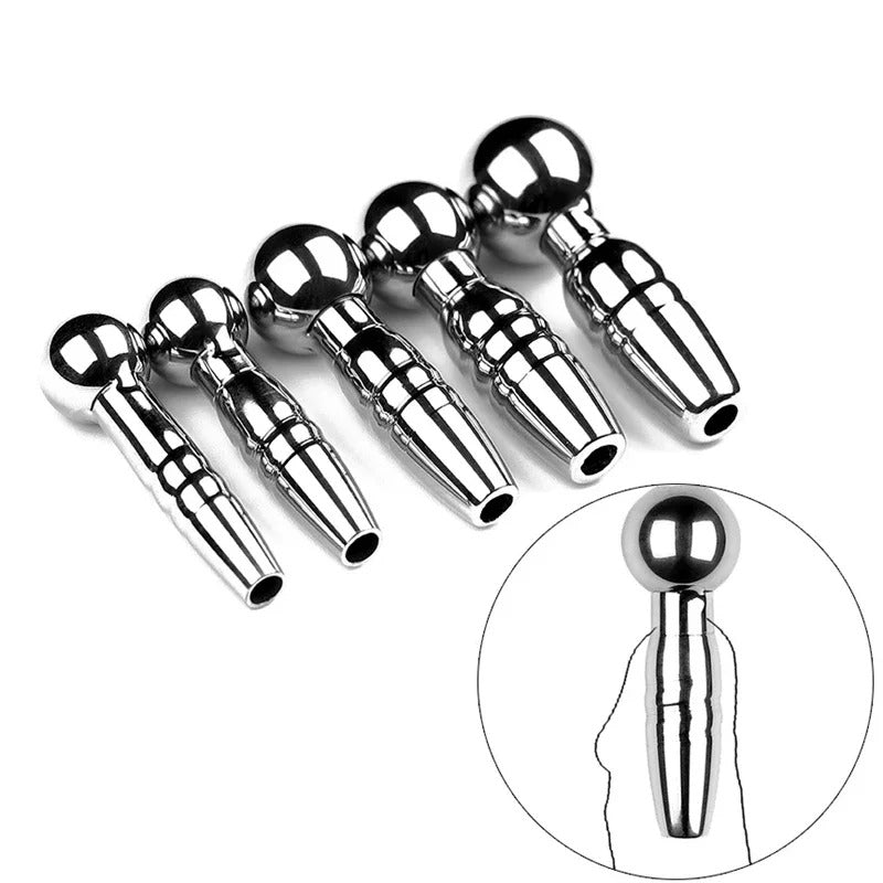 Stainless Steel Urethral Plug for Men | Sounding Rod Size 6mm-10mm